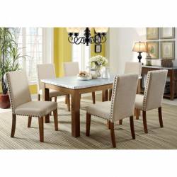 WALSH DINING SETS 7PC (TABLE + 6 SIDE CHAIRS) 